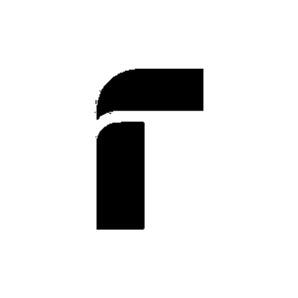 Run The Reps icon — Glyph, black