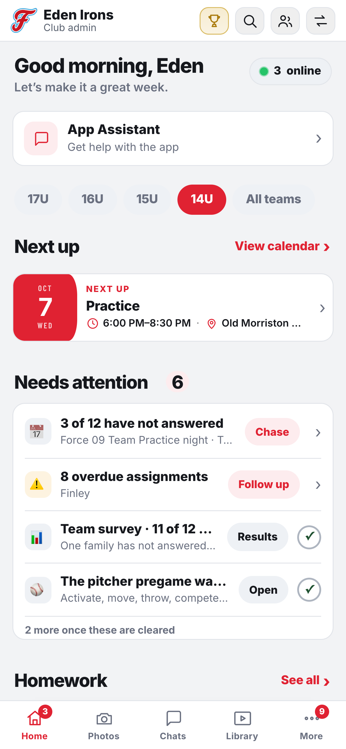 The app a coach opens
